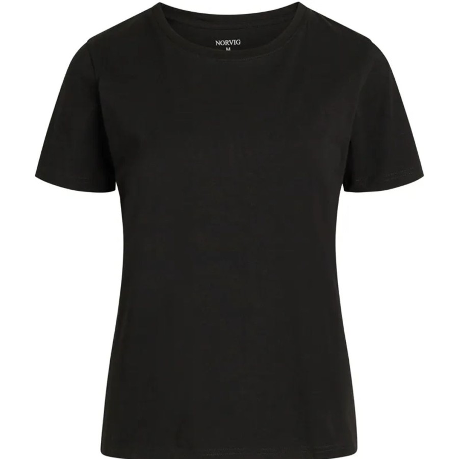 Lingeri NORVIG T-Shirts | Norvig Ladies O-Neck T-Shirt, Sort