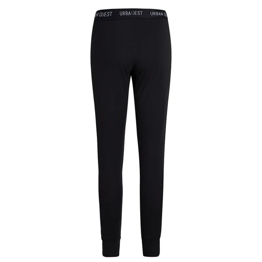 Lingeri Urban Quest Homewear | Urban Quest Bamboo Women Sweat Leggings, Sort