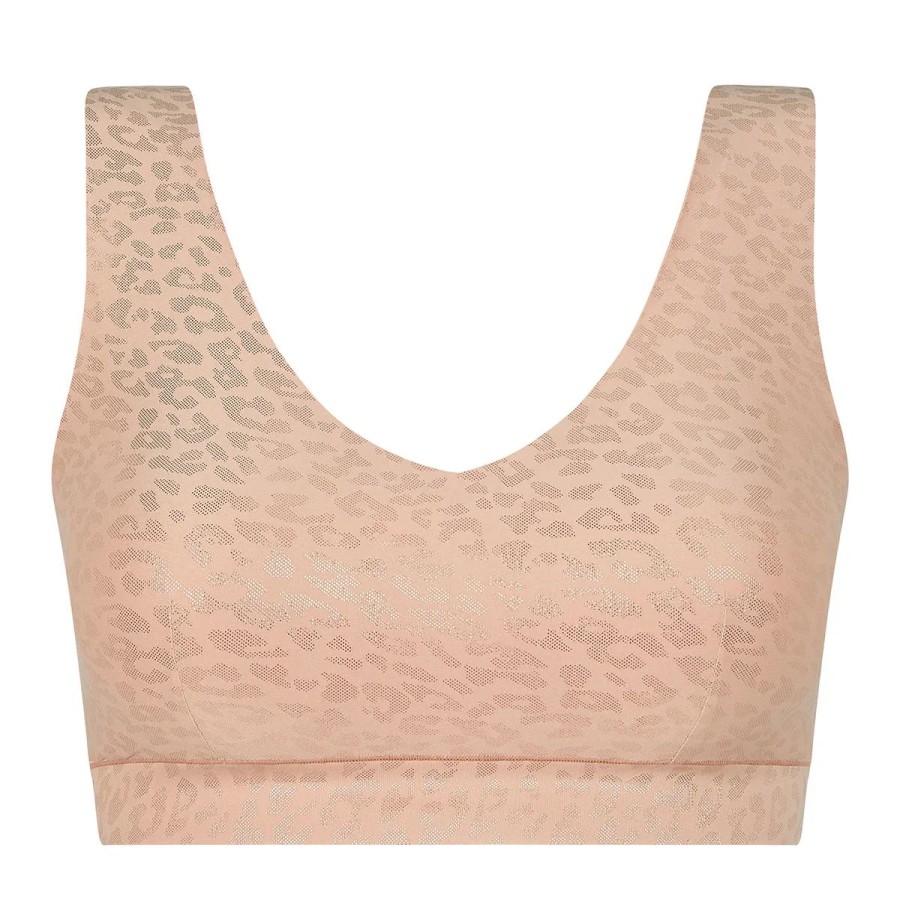 Lingeri Chantelle Bh Uden B Jle | Chantelle Soft Stretch Bralette Bh, Beige