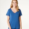 Lingeri CCDK natt酶j og loungewear T-Shirts | Ccdk Jordan T-Shirt, Bl