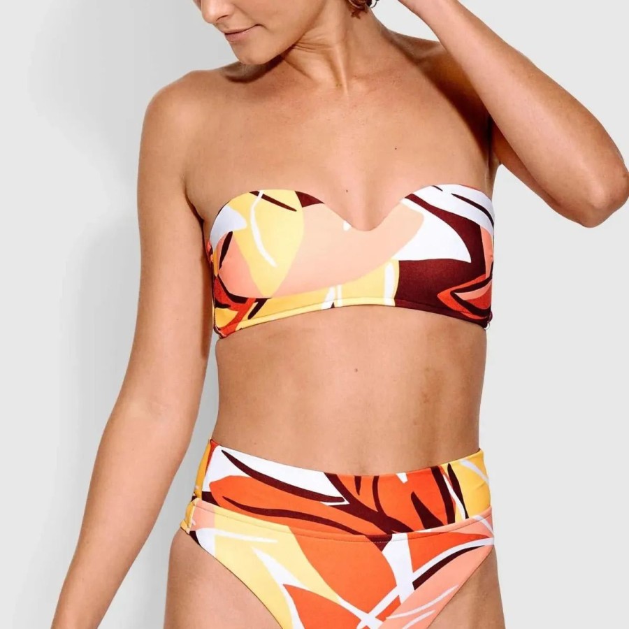 Lingeri Seafolly Bikinitoppe | Seafolly Cutcopy Bandeau, Multi